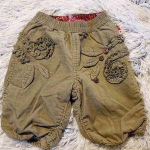 Baby Girls OILILY Ruffle Pants Sz 3-6 Mos 54